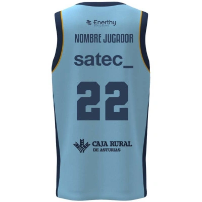 Oviedo CB 2ª Equipación Nombre + Dorsal 2025-2026 Niño Jersey