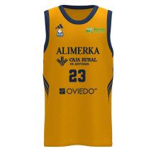 Camisola Oviedo CB 2ª Equipación Cantera 2025-2026 Collegiate Gold-Navy