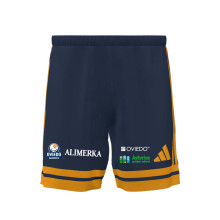 Calções Oviedo CB 1ª Equipación Cantera 2025-2026 Navy-Collegiate Gold