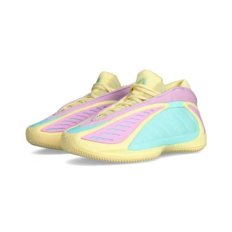 Zapatillas Anthony Edwards 2 Niño Almost Yellow-Bliss Lilac-Flash Aqua