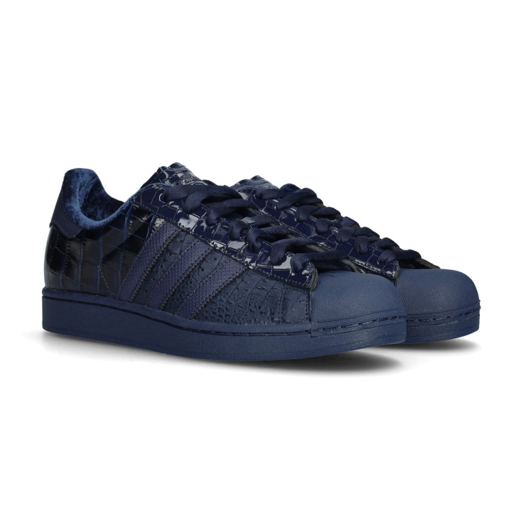 adidas gazelle silver green womens Superstar '82 in Indigo Denim – SVRN main image 0