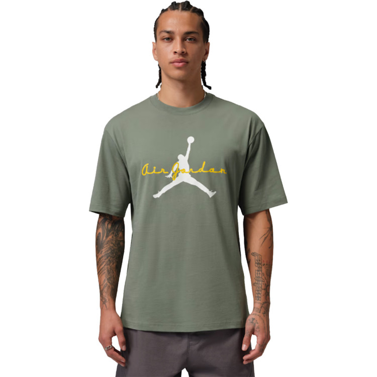 T-Shirt Jordan Brooklyn Essential 85 GFX Crew Vintage Lichen