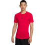 Técnica Manga Corta Pro Dri-Fit-University Red-Black