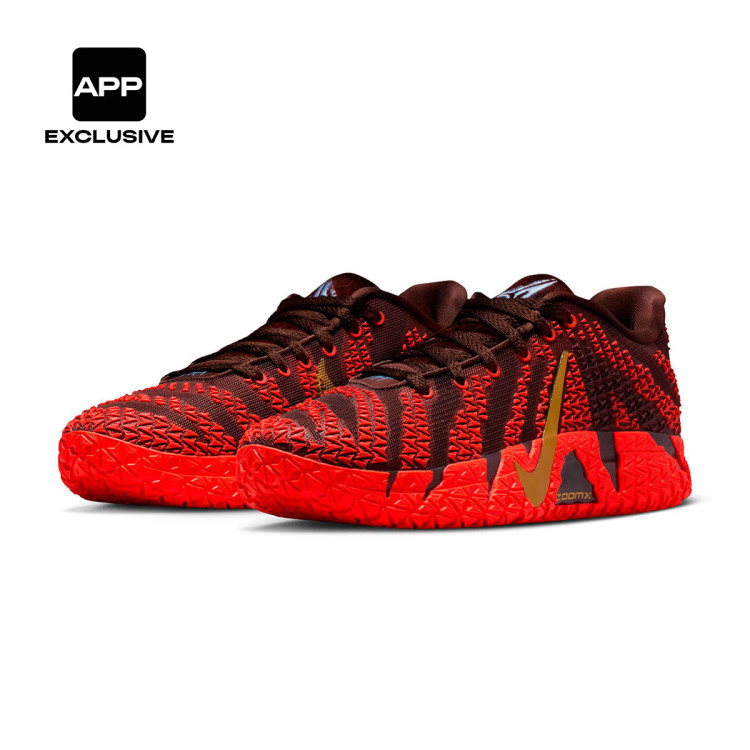 Basketball Shoes Nike Ja 3 Lunar New Year Lt Chocolate-Mtlc Gold