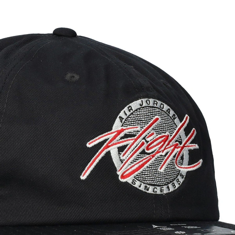 gorra-jordan-flight-pro-unstructured-flat-bill-negro-3