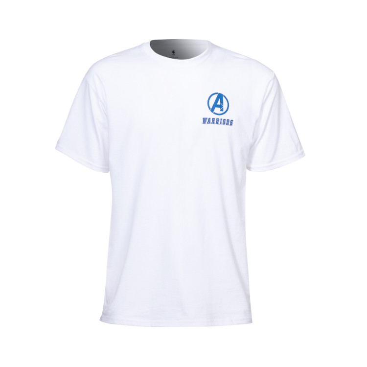 T-Shirt Nike Golden State Warriors - Marvel X NBA Niño White