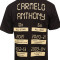 Mitchell & Ness NBA Carmelo Anthony Ultimate Gold Denver Nuggets T-Shirt