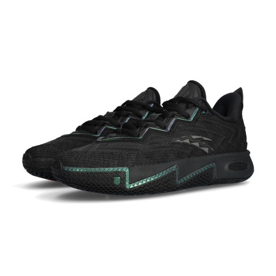 ANTA ＫＡＩ2 US12 30cm Basketball Shoes Anta KAI 2 Triple Black Black - Basketball Emotion