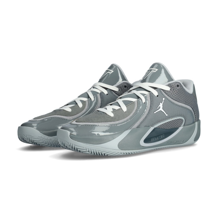 Basketball Shoes Jordan Tatum 4 Cool Grey-Wolf Grey-White