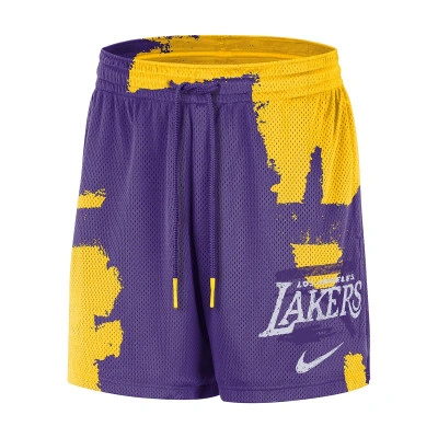 Los Angeles Lakers Practice Mesh Courtside Shorts