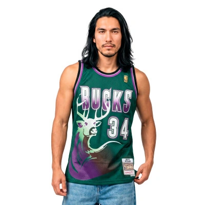 Camiseta Swingman Jersey Milwaukee Bucks 1996 - Ray Allen