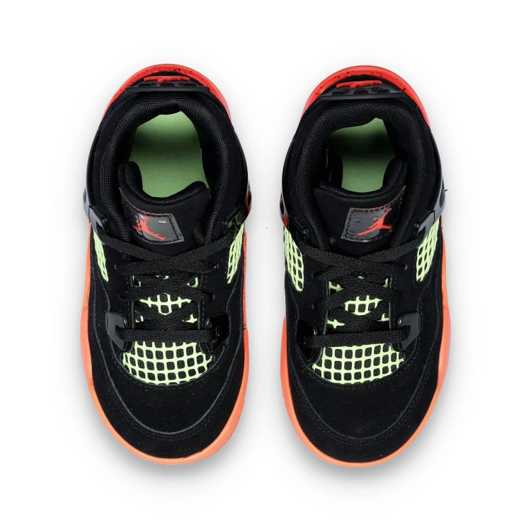 zapatilla-jordan-air-jordan-4-retro-bebe-black-infrared-23-brt-mango-barely-volt-white-4