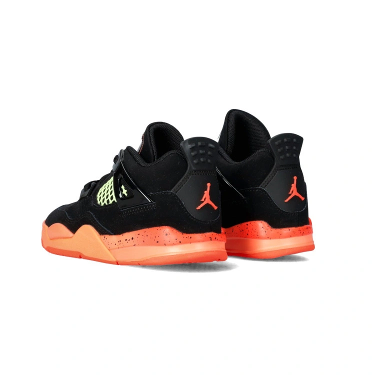 zapatilla-jordan-air-jordan-4-retro-bebe-black-infrared-23-brt-mango-barely-volt-white-5
