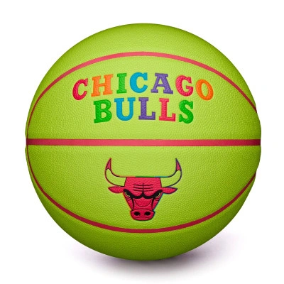 NBA Team Neon Chicago Bulls Ball