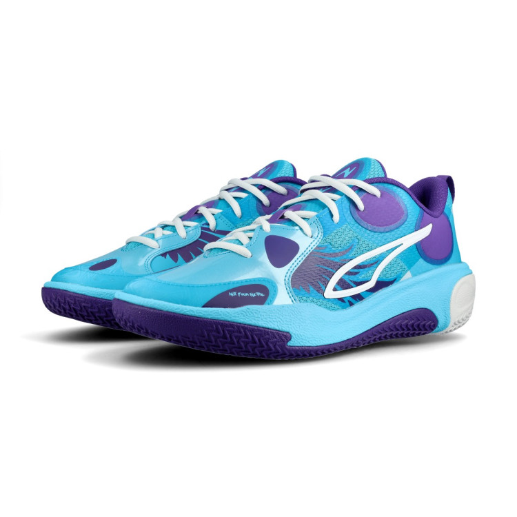 Basketball Shoes Puma MB World.01 Bright Aqua-Team Violet