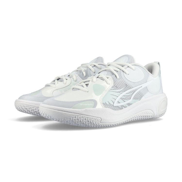 Puma MB.01 White Silver プーマ Zapatillas Puma MB World.01 PUMA White-Silver Mist - Basketball