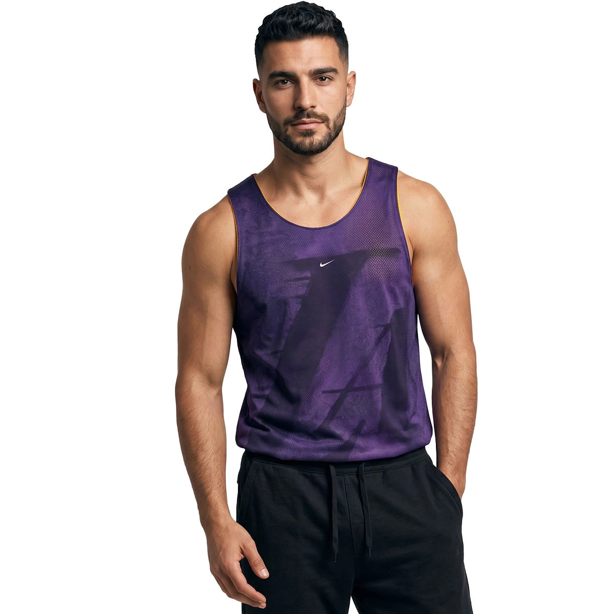 camiseta-nike-los-angeles-lakers-dri-fit-standard-issue-mesh-field-purple-amarillo-0