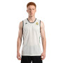 Real Madrid Basketball Warm Up Reversible Tank 2026-2027-Aurora Ivy-Ivory
