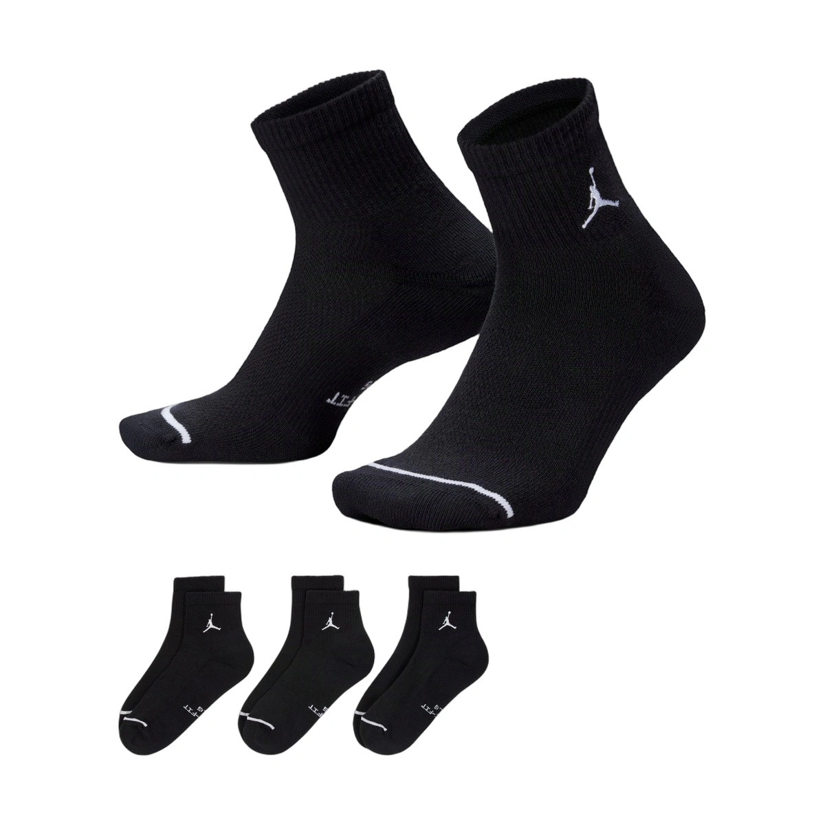 calcetines-jordan-everyday-elevated-ankle-3-pares-black-white-0