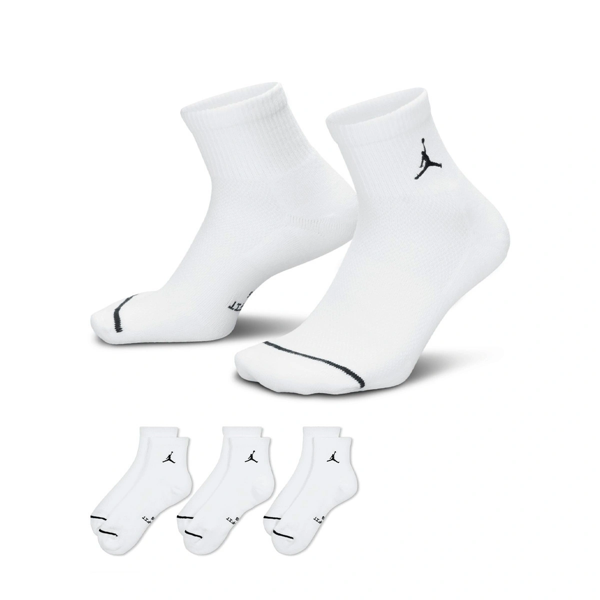 calcetines-jordan-everyday-elevated-ankle-3-pares-white-black-0