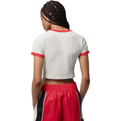 Camiseta Bball Word Ringer Mujer