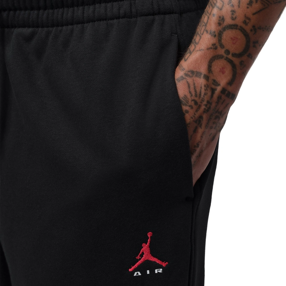 pantalon-largo-jordan-brooklyn-statement-fleece-cuff-black-university-red-2