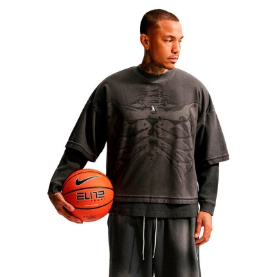 Ja Morant Langarm Waffle T-Shirt