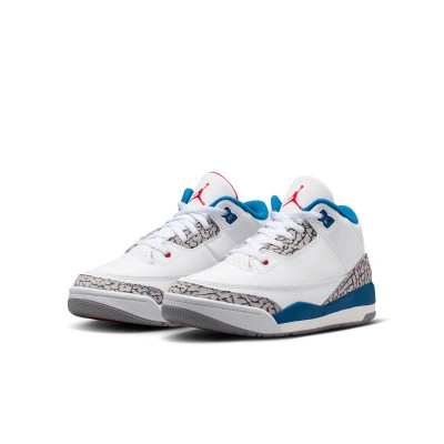 Preschool Air Jordan 3 Retro True Blue Shoes