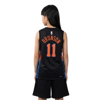 Camiseta New York Knicks Swingman Statement Edition Jalen Brunson Niño