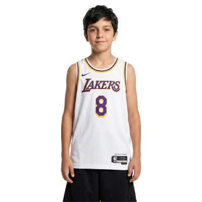 Camiseta Los Angeles Lakers Swingman Association Edition Kobe Bryant Niño