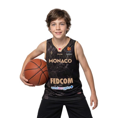 AS Monaco Second EuroLeague Kit for Kids Jersey