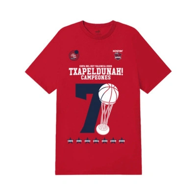 Kids Winners Baskonia Copa Del Rey 2026 T-Shirt