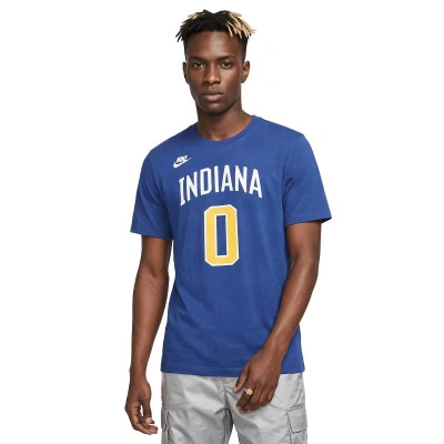 Camiseta Indiana Pacers Essential Hardwood Classics Tyrese Haliburton