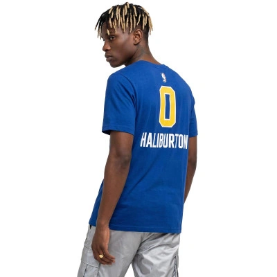 Camiseta Indiana Pacers Essential Hardwood Classics Tyrese Haliburton