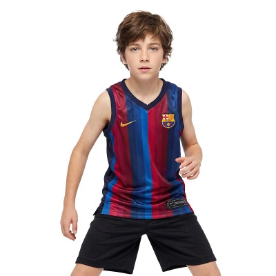 Kids FC Barcelona 2026-2027 Home Kit Basketball Jersey