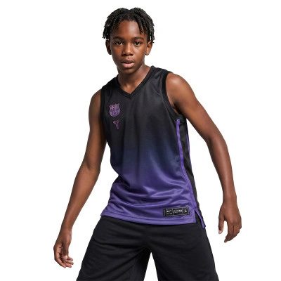 Kids FC Barcelona 2026-2027 Away Kit Basketball Jersey