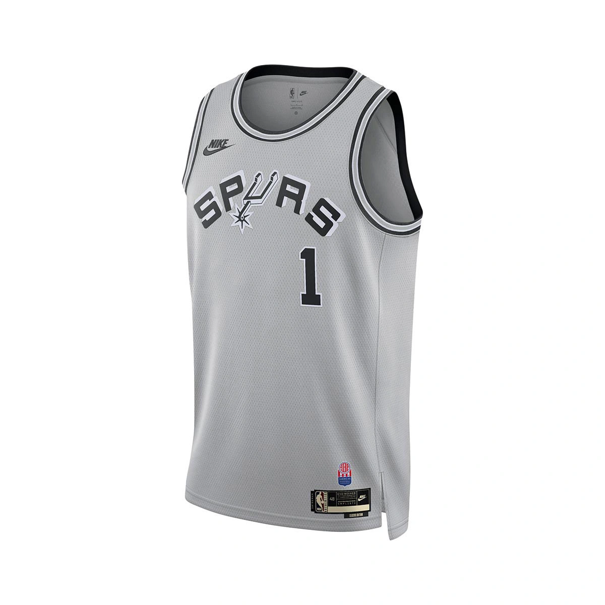 camiseta-nike-san-antonio-spurs-swingman-hardwood-classics-victor-wembanyama-nino-flt-silver-2