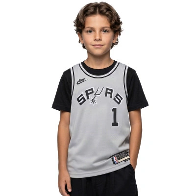 Camiseta San Antonio Spurs Swingman Hardwood Classics Victor Wembanyama Niño