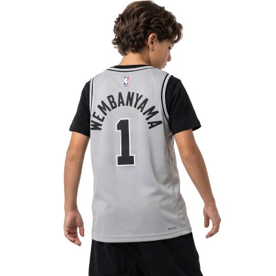 Camiseta San Antonio Spurs Swingman Hardwood Classics Victor Wembanyama Niño