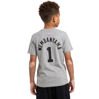 Camiseta San Antonio Spurs Essential Hardwood Classics Victor Wembanyama Niño