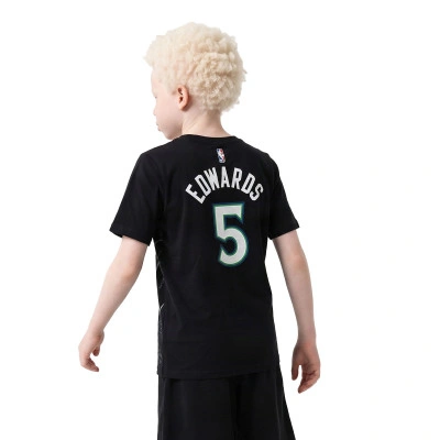 Camiseta Minnesota Timberwolves Essential Statement Edition Anthony Edwards Niño