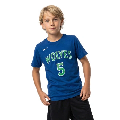 Camiseta Minnesota Timberwolves Essential Icon Edition Anthony Edwards Niño