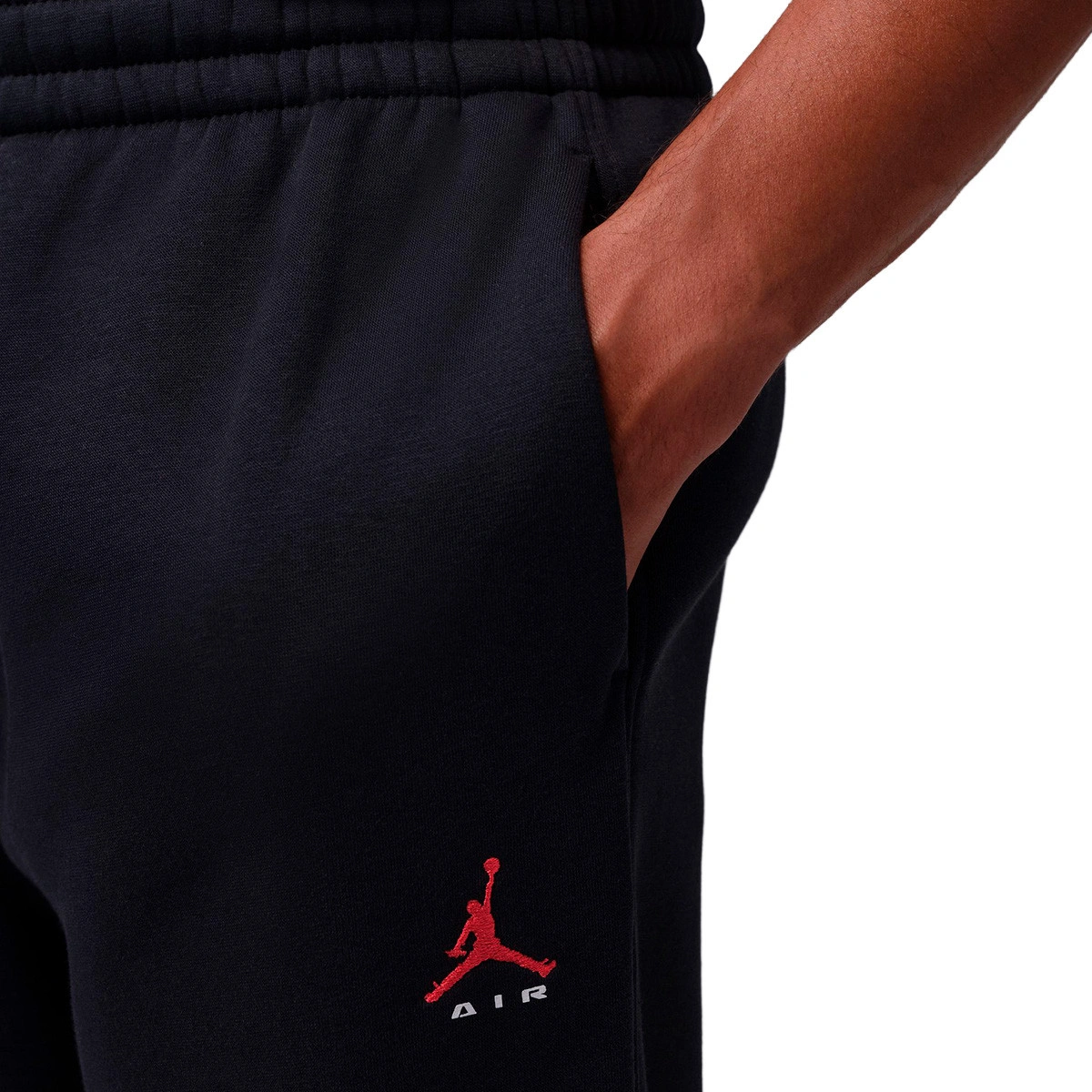 pantalon-largo-jordan-brooklyn-statement-fleece-cuff-black-university-red-2