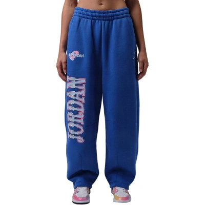 Calças Space Jam Fleece Open Hem Mujer