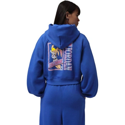 Women Space Jam Fleece Crop Jacket