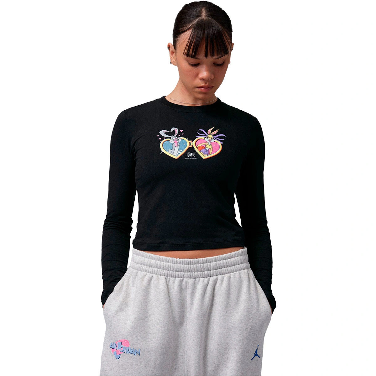 camiseta-jordan-gfx-space-jam-manga-larga-mujer-black-0