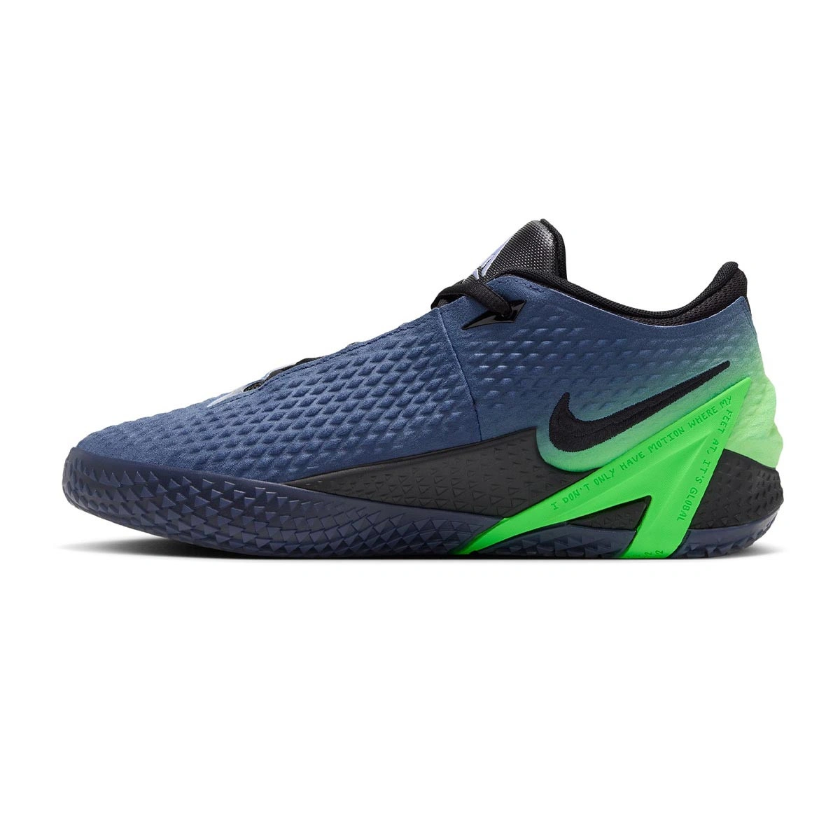Basketball Shoes Nike Ja 4 Nightmare Obsidian-Black Voltage Green