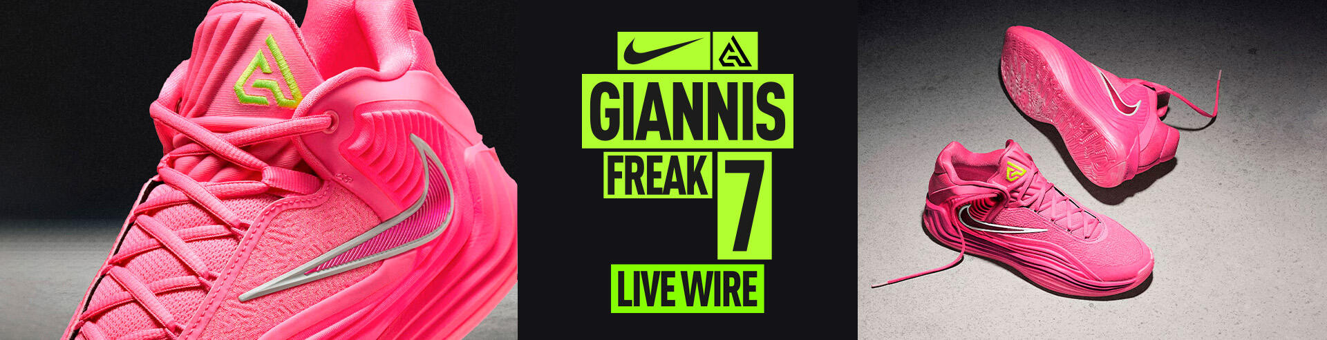 nike giannis freak 7 live wire 2025 all