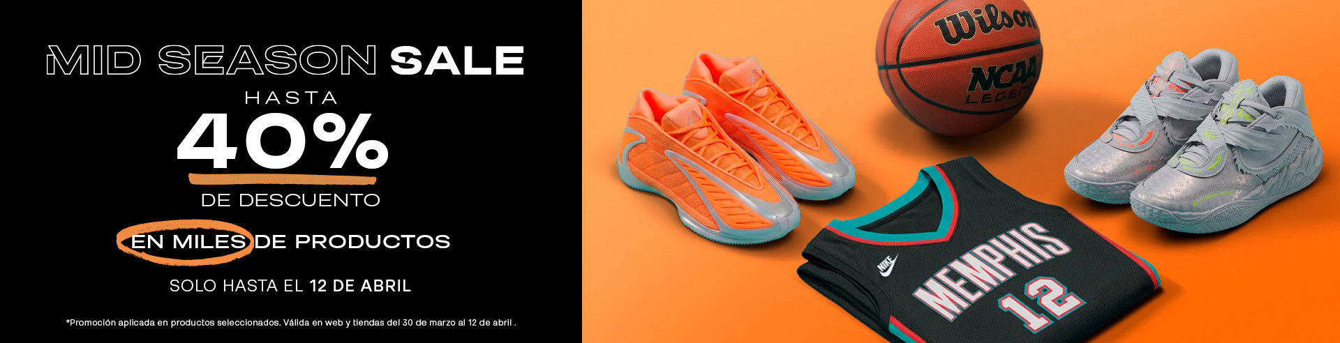 mid season sale abril 2026 es