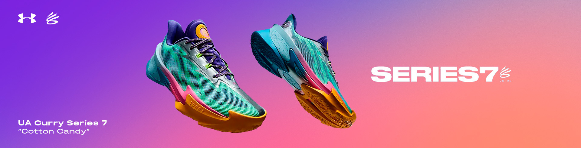 under armour curry series 7 cotton candy
